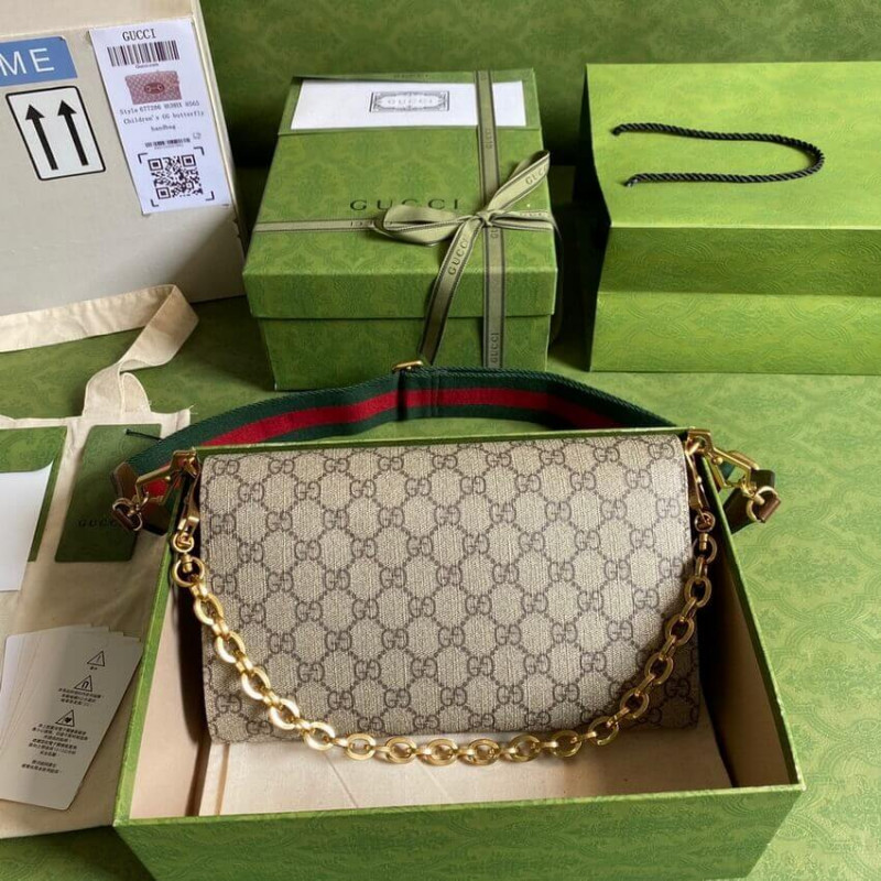 Replica Gucci Horsebit 1955 Small Bag In Gg Supreme 677286