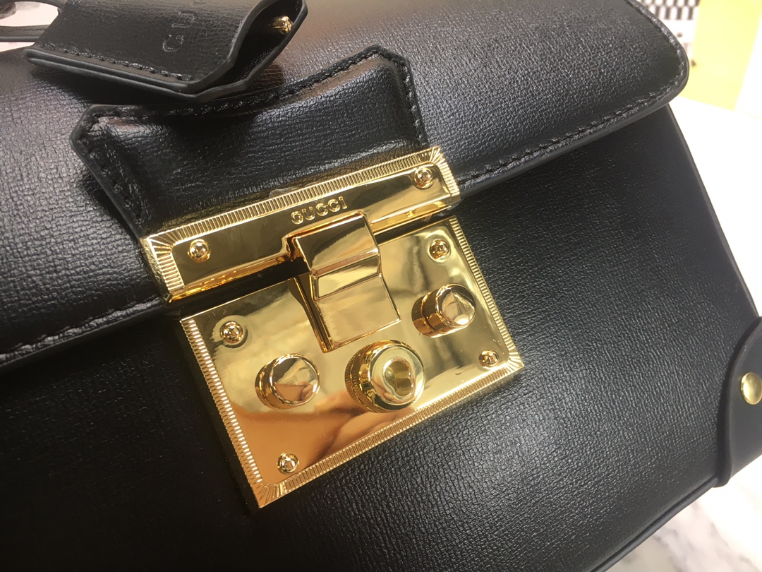 Replica Gucci Padlock Small Bamboo Shoulder Bag 603221