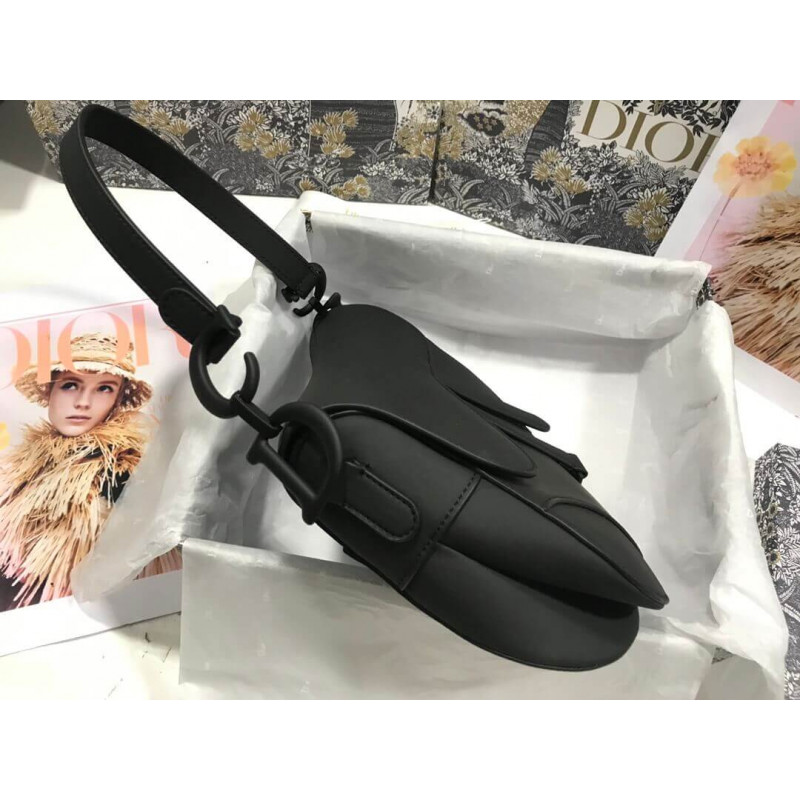 Replica Christian Dior Saddle Bag In Ultramatte Calfskin M0446