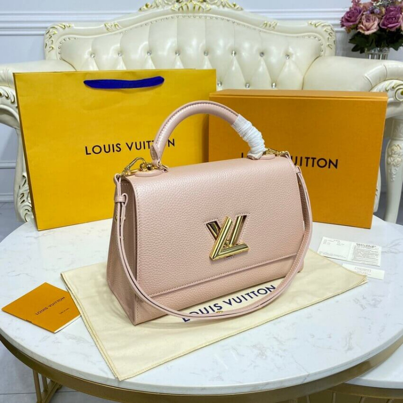 Replica Louis Vuitton Twist One Handle Mm M57090 Champagne Metallise