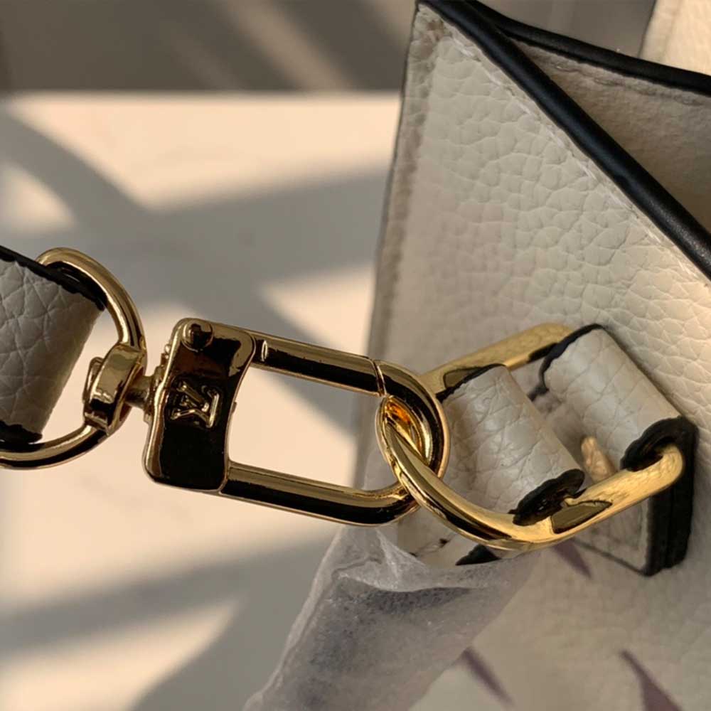 Replica Louis Vuitton Petit Sac Plat M57937 Black/Beige/Brown