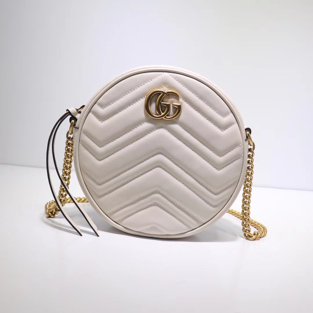 Replica Gucci Marmont Mini Round Shoulder Bag