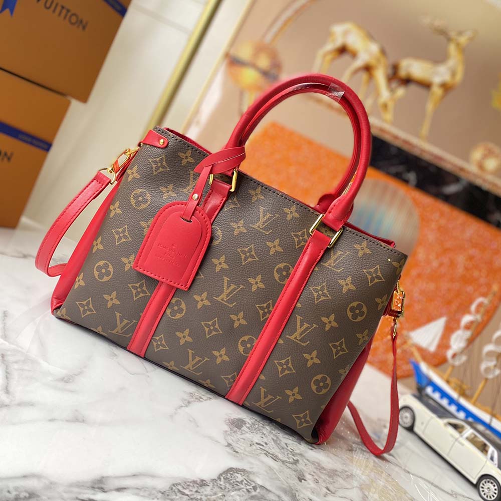 Replica Louis Vuitton Monogram Canvas Soufflot Mm