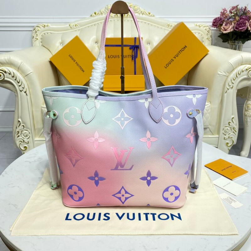 Replica Louis Vuitton Neverfull Mm M46077 Sunrise Pastel