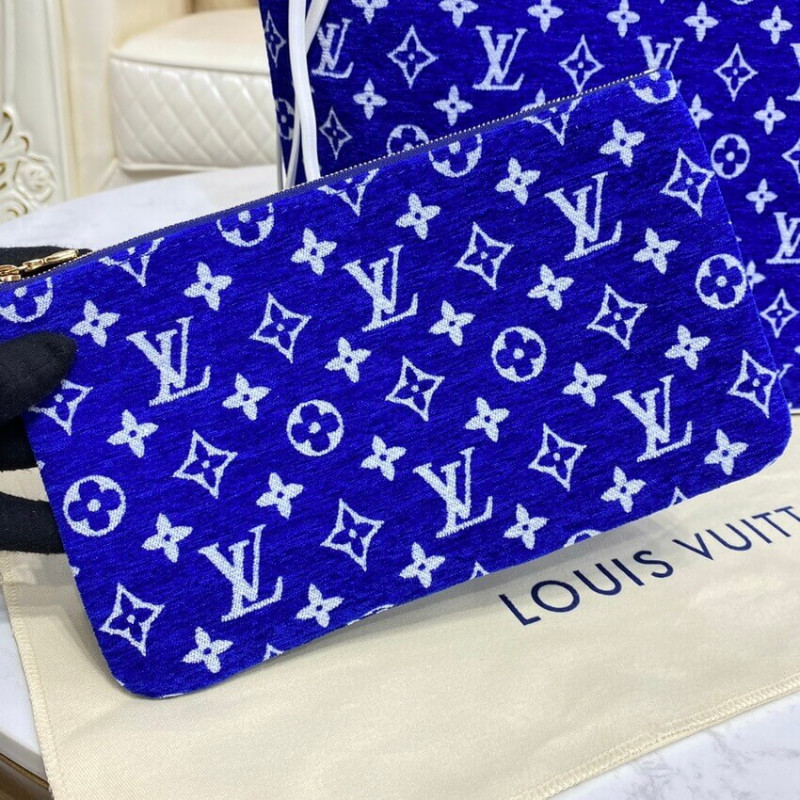 Replica Louis Vuitton Monogram Jacquard Velvet Neverfull Mm M46220