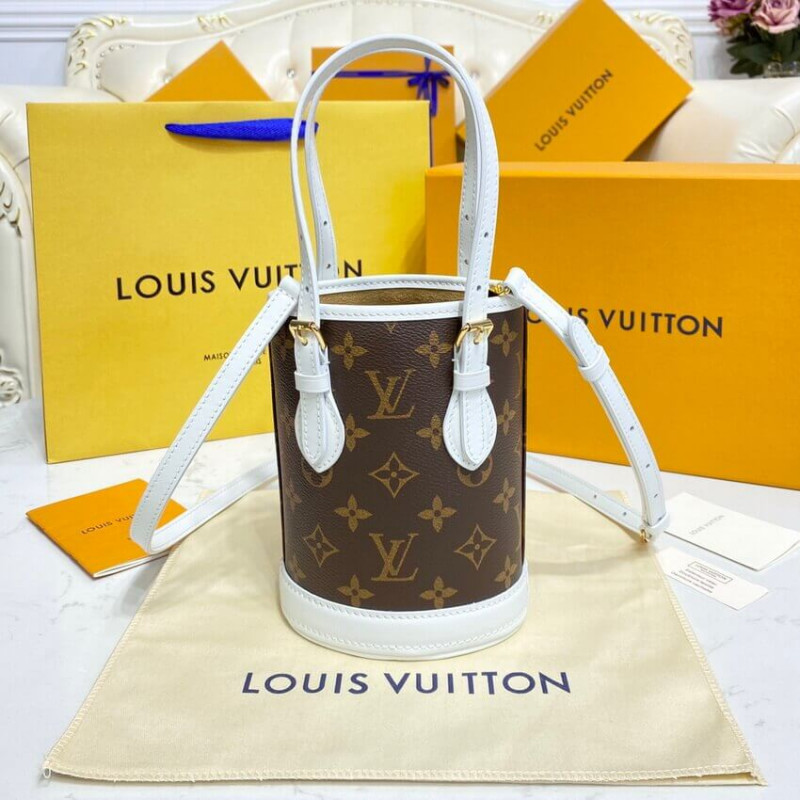 Replica Louis Vuitton Monogram Nano Bucket Bag M81489