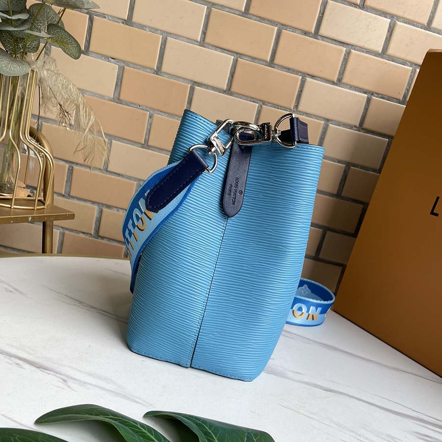 Replica Louis Vuitton Neonoe Bb Blue/Beige/Orange