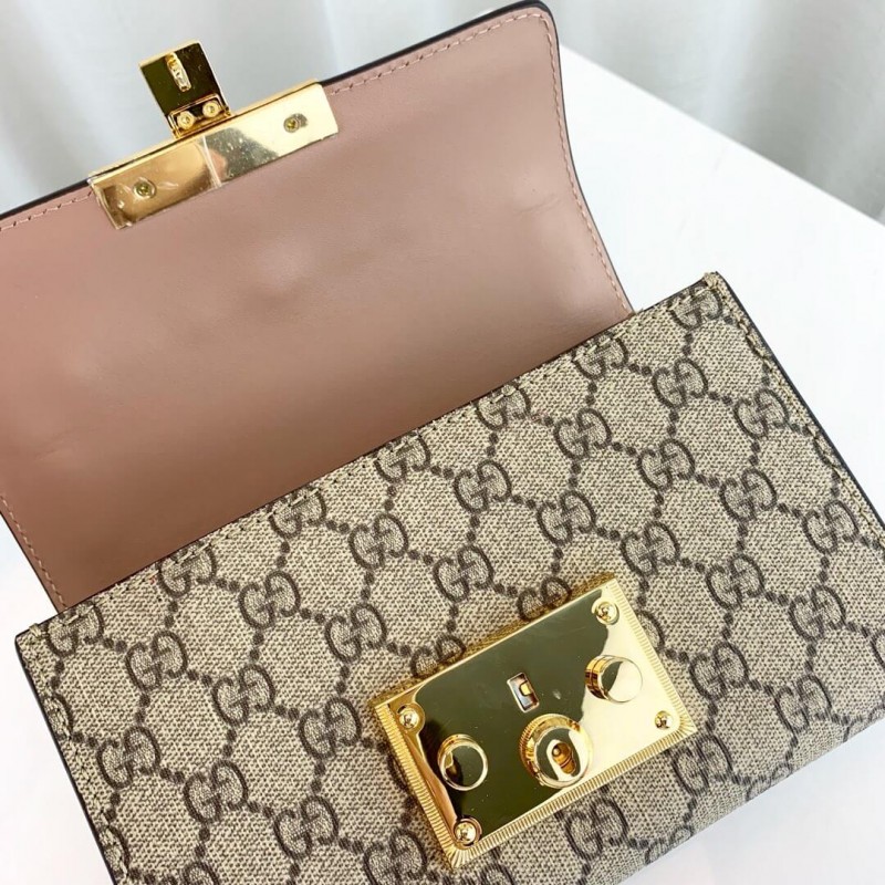 Replica Gucci Padlock Studded Gg Supreme Shoulder Bag 432182