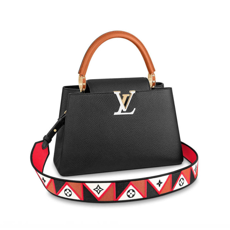 Replica Louis Vuitton Capucines Mm M59020 Noir/Rouge