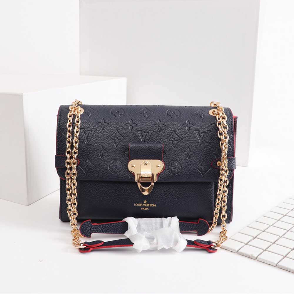 Replica Louis Vuitton Embossed Vavin Pm M43931 Black/Red/Navy