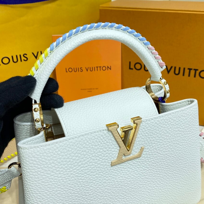 Replica Louis Vuitton Capucines Bb Bag M57941 White