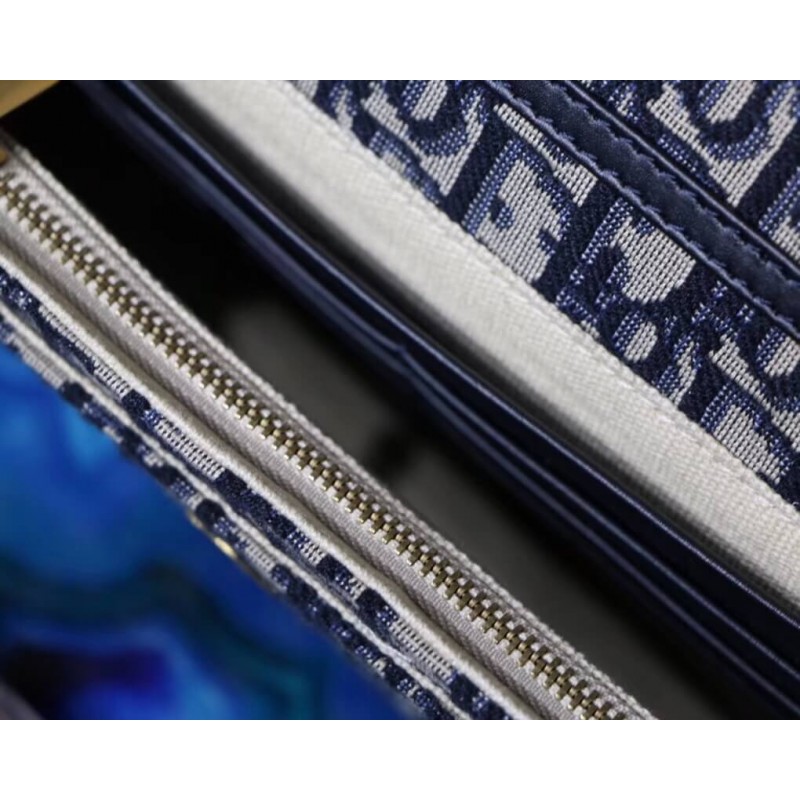 Replica Christian Dior Oblique Saddle Clutch S5620