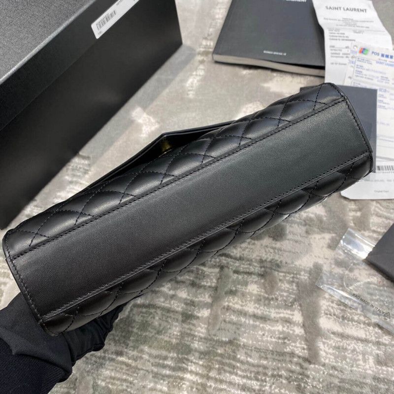 Replica Saint Laurent Smooth Leather Envelope Medium Bag 487206