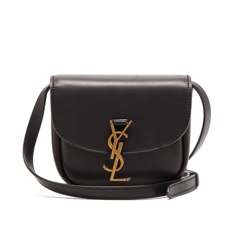 Replica Saint Laurent Kaia Ysl-Plaque Mini Leather Satchel 623097