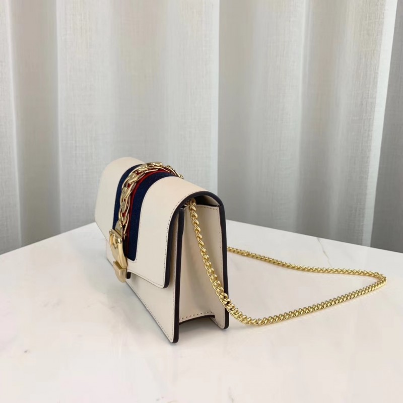 Replica Gucci Sylvie Leather Super Mini Bag 494646