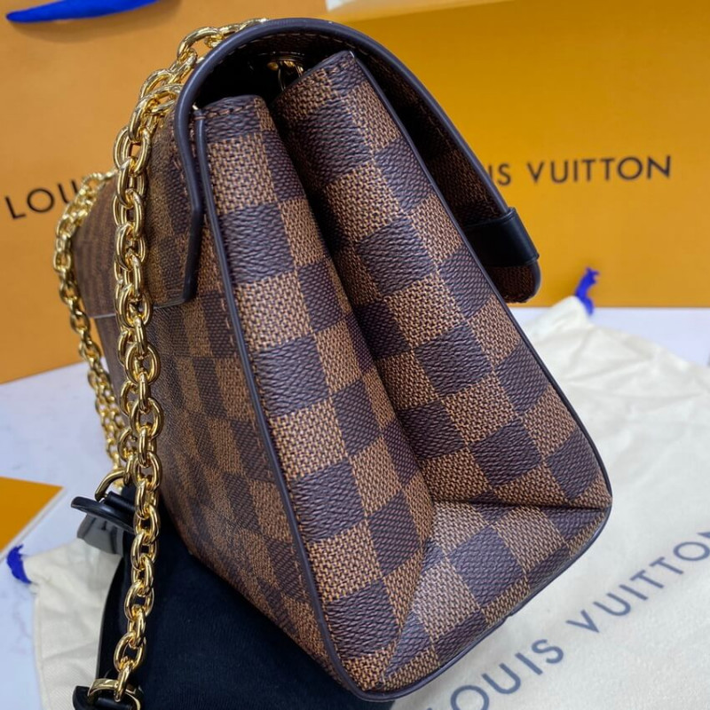 Replica Louis Vuitton Damier Ebene Canvas Vavin Pm N40110 Caramel