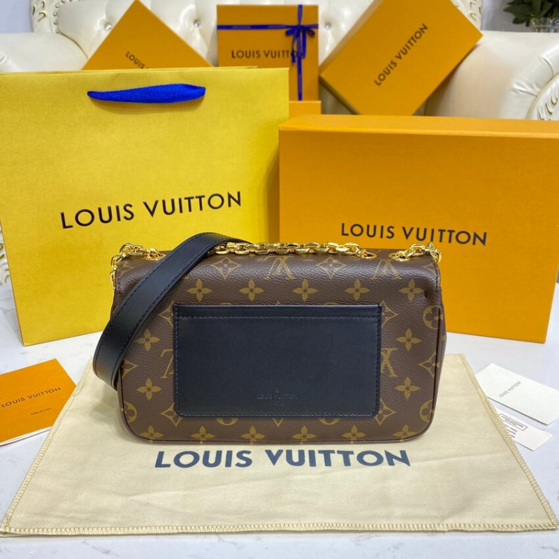 Replica Louis Vuitton Monogram Leather Marceau Should Bag M46126 M46127