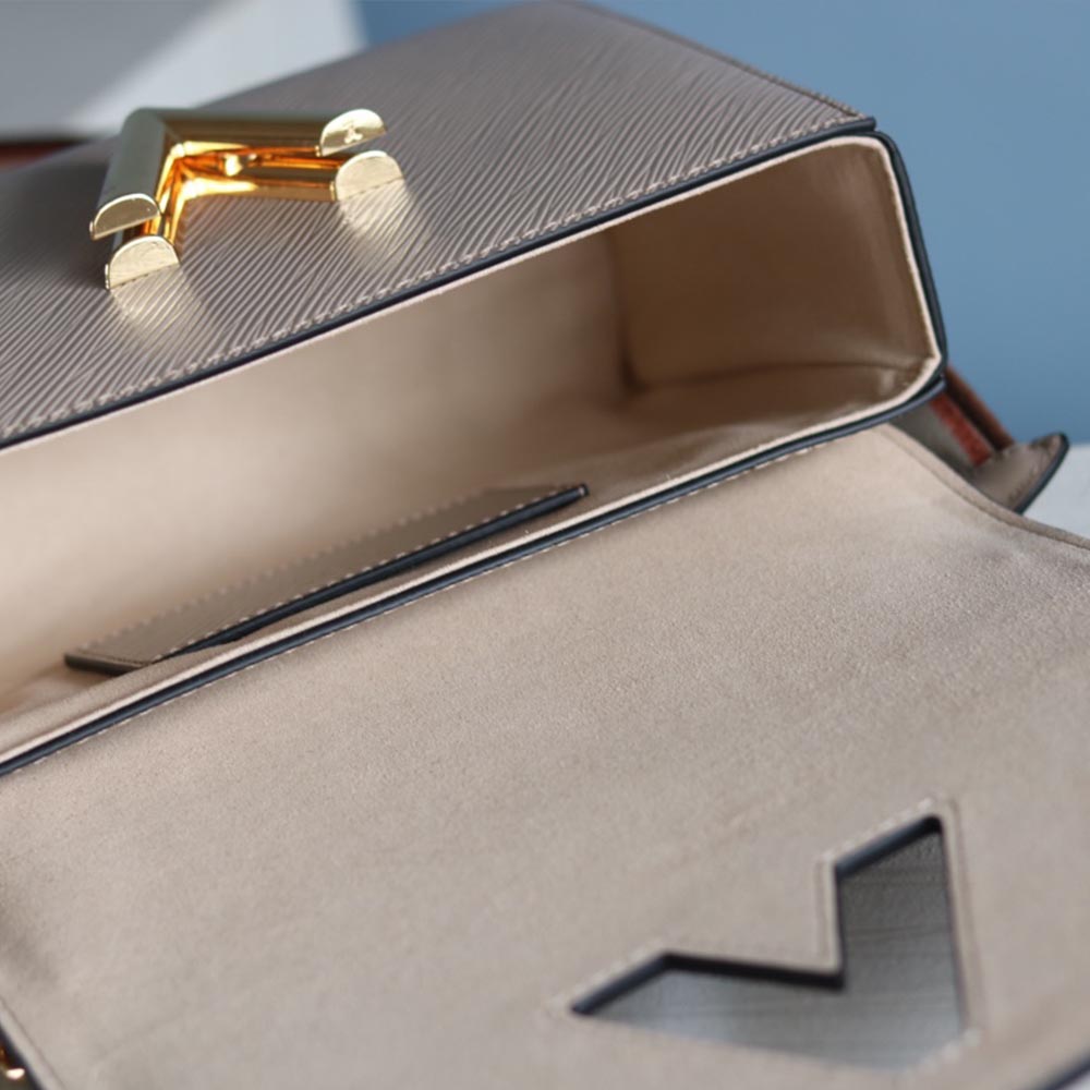 Replica Louis Vuitton Twist Mm M57050 Beige/Black/Pink