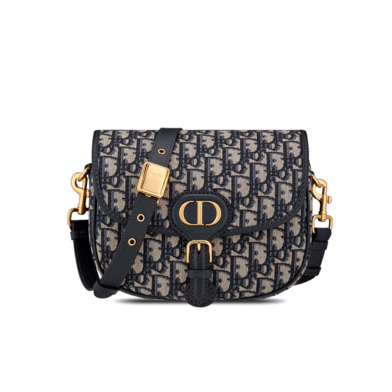 Replica Christian Dior Medium Dior Bobby Bag In Oblique Jacquard M9319