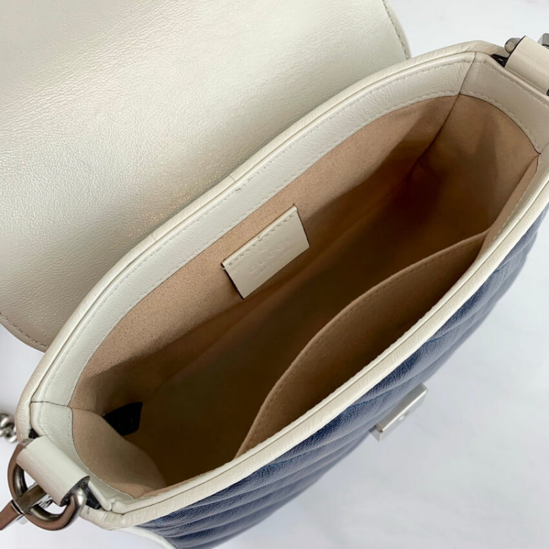 Replica Gucci Gg Marmont Mini Top Handle Bag 583571 Blue