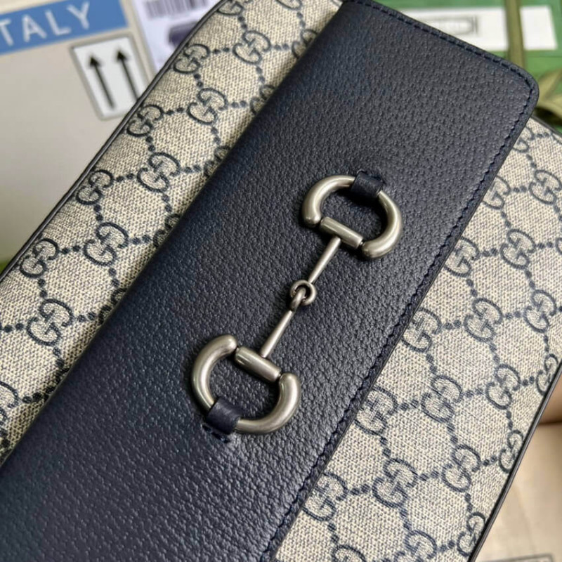 Replica Gucci Horsebit 1955 Small Bag In Blue 645454