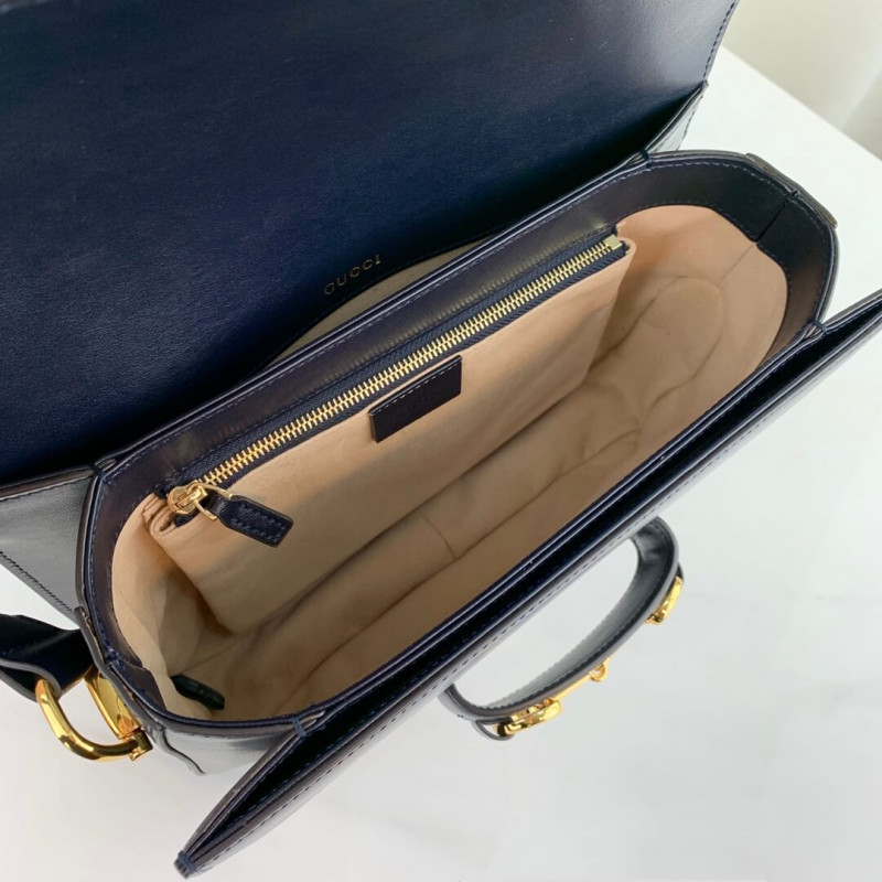 Replica Gucci 1955 Horsebit Shoulder Bag 602204 Blue