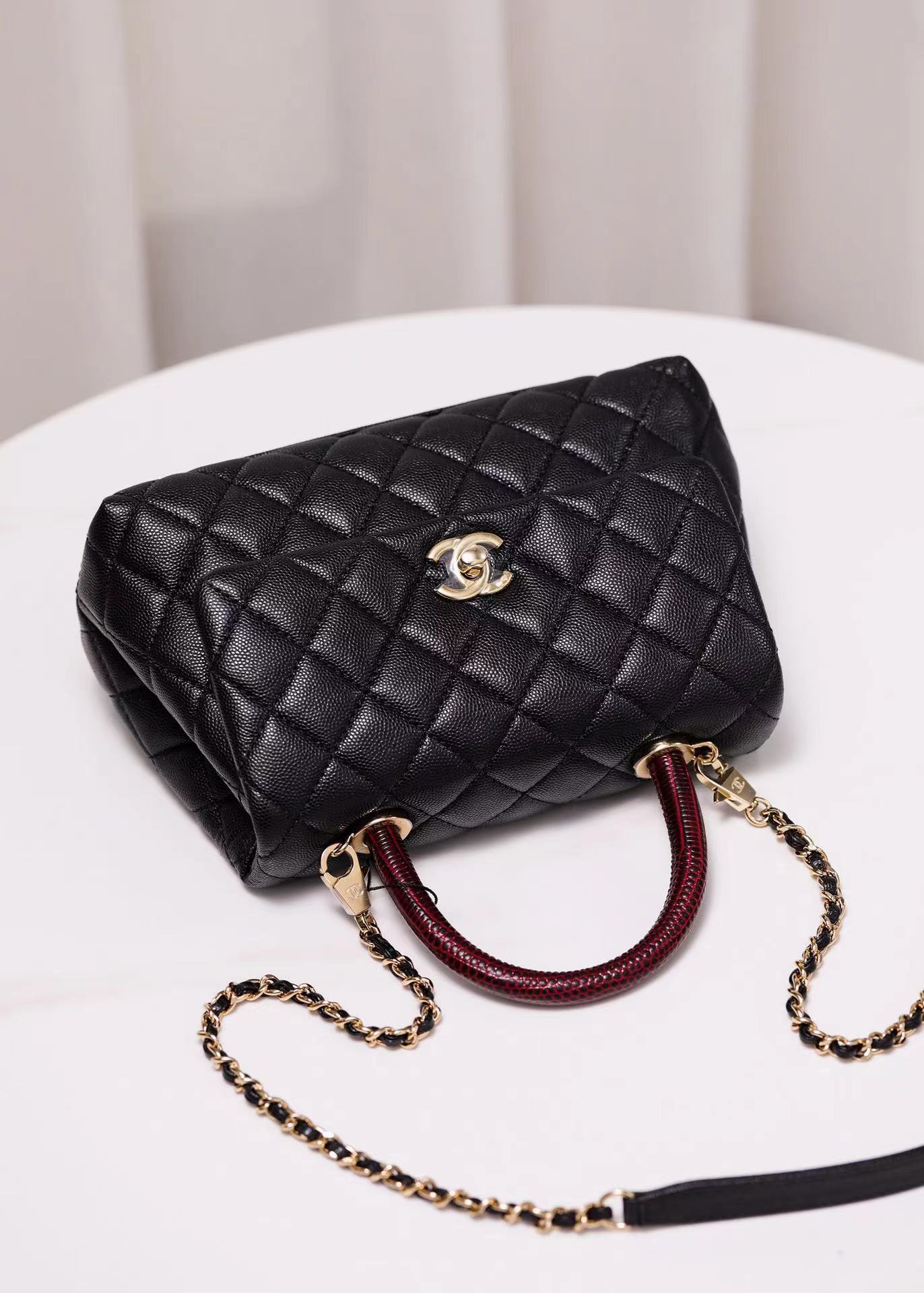 Replica Chanel Coco Handle Red 24*14*10Cm A92990