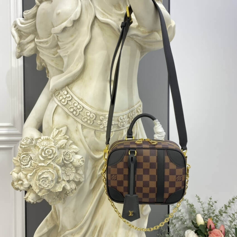 Replica Louis Vuitton Damier Azur Valisette Souple Bb N50063