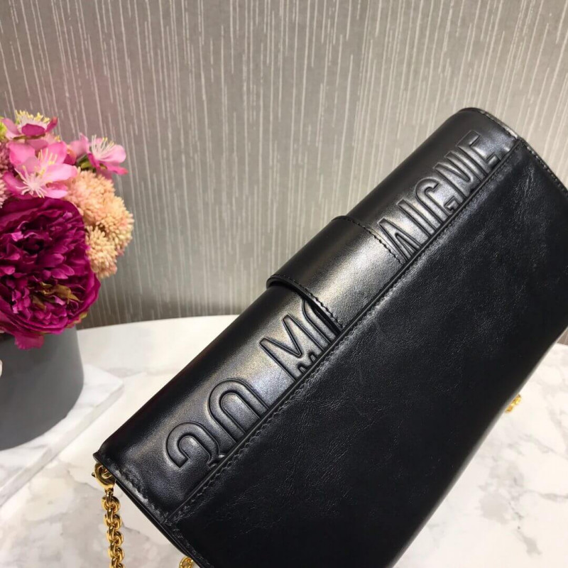 Replica Christian Dior 30 Montaigne Calfskin Clutch Chain Bag M9206