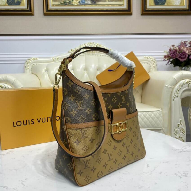Replica Louis Vuitton Hobo Dauphine Mm M45195