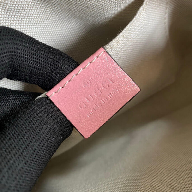 Replica Gucci Gg Marmont Small Shoulder Bag 447632 Red And Emerald Leather