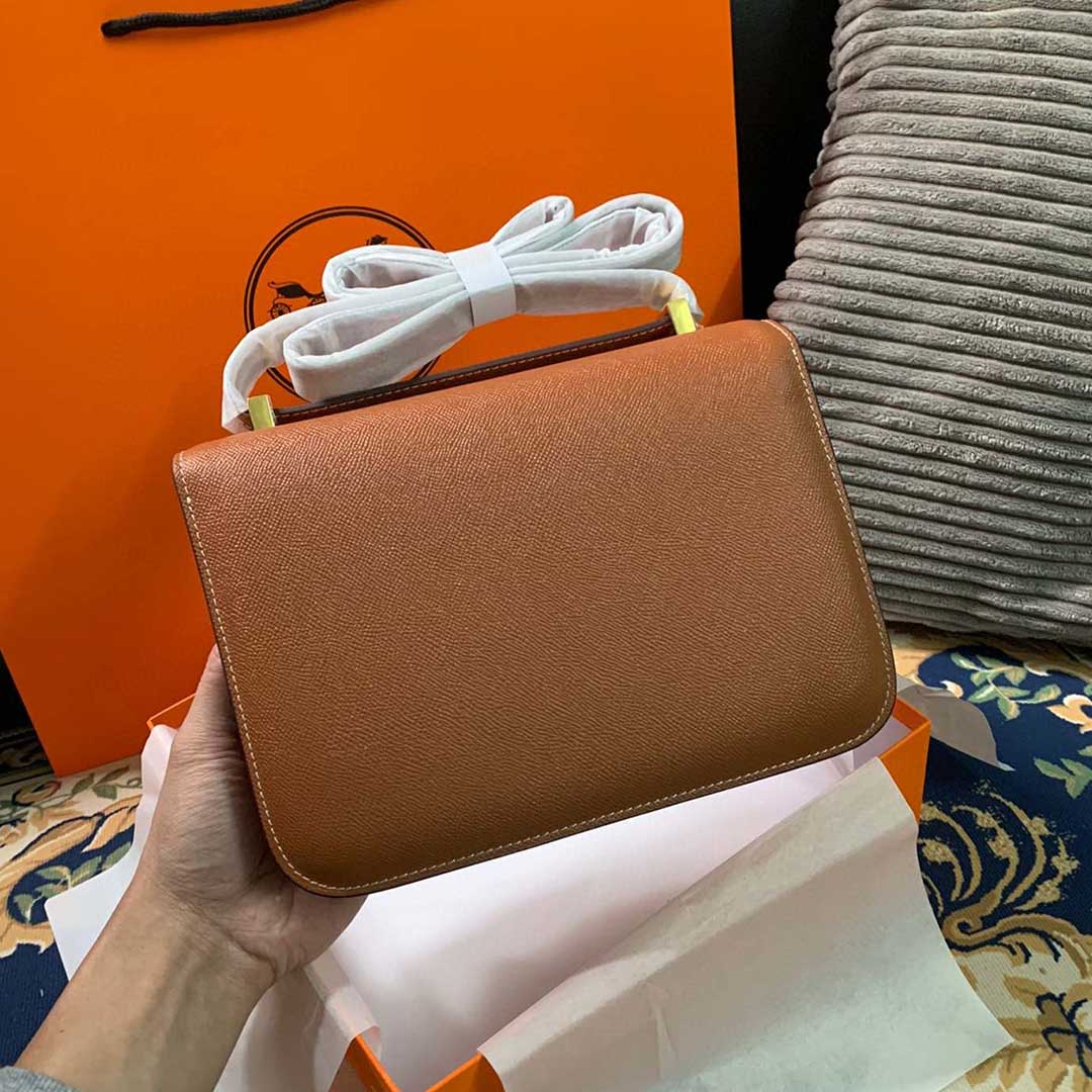 Replica Hermes Aaa-Constance Handbag 24Cm 19Cm Black/White/Pink