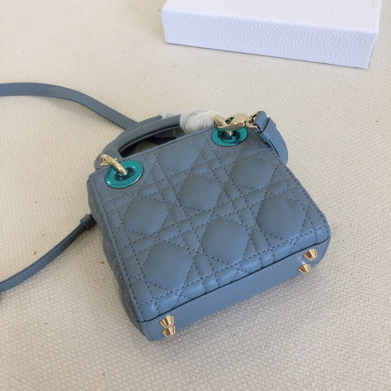 Replica Christian Dior Micro Lady Dior Bag Cannage Lambskin S0856