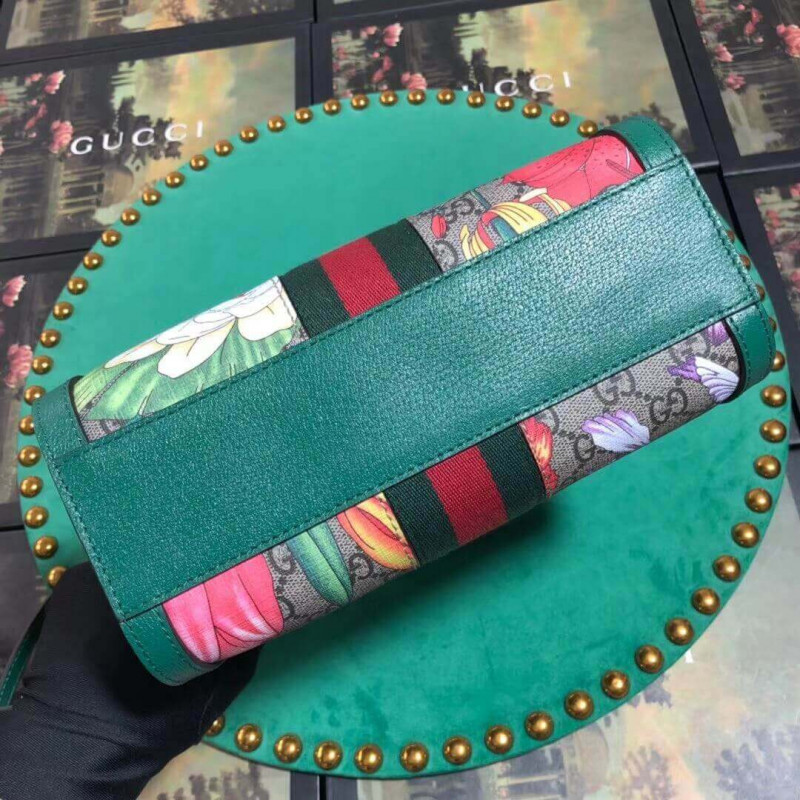 Replica Gucci Ophidia Gg Flora Small Tote Bag 547551