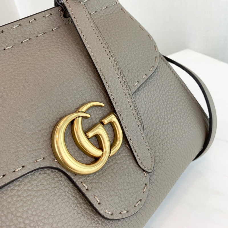 Replica Gucci Gg Marmont Leather Top Handle Shoulder Bag 442622