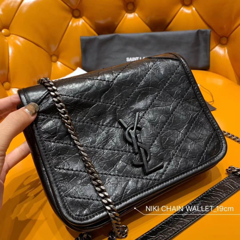 Replica Saint Laurent Niki Chain Wallet Shoulder Bag 583103