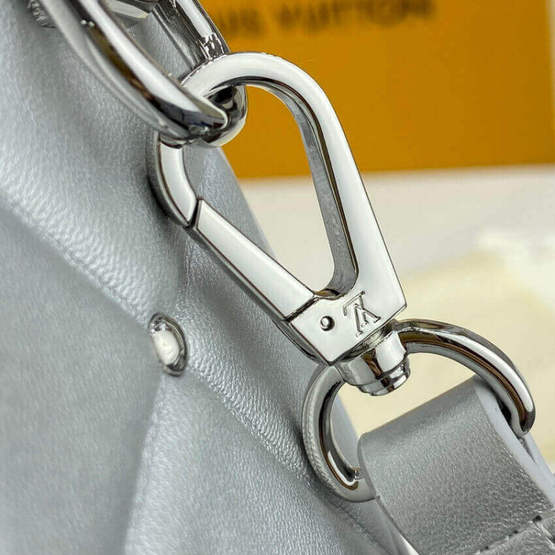 Replica Louis Vuitton Sheepskin Leather Twist Pm M59031 Argent