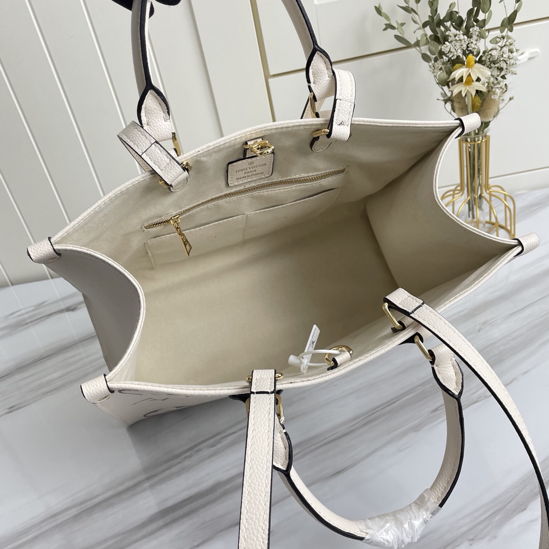 Replica Louis Vuitton Aaa-Onthego Mm Black/Beige