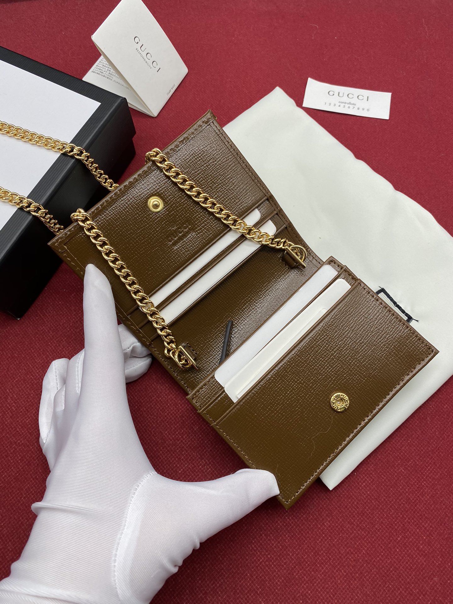 Replica Gucci Horsebit 1955 Card Case Wallet 621887