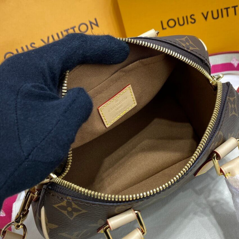 Replica Louis Vuitton Monogram Speedy Bandouliere 20 M45948 Fuchsia