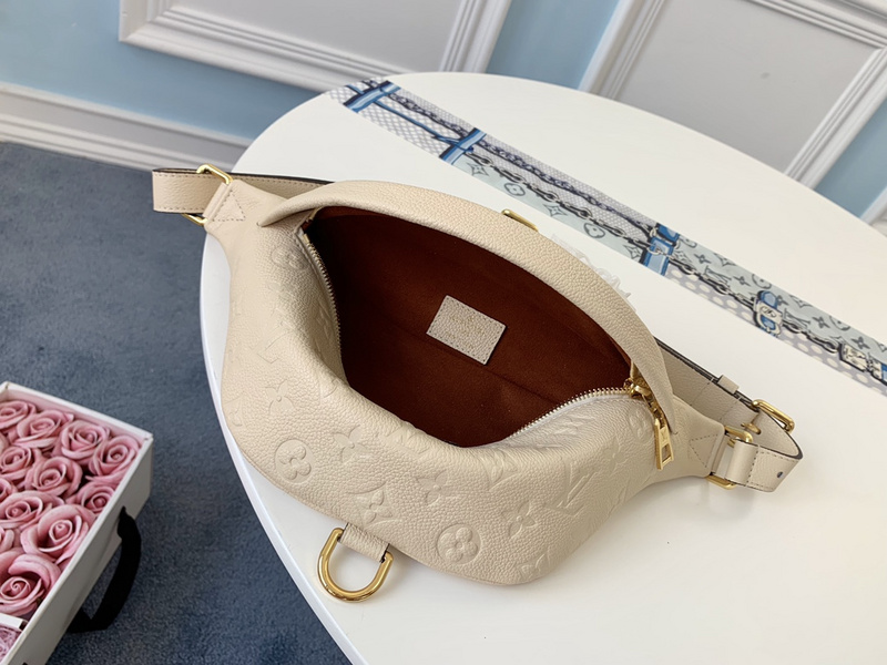 Replica Louis Vuitton Aaa-Monogram Empreinte Bumbag Black/Beige