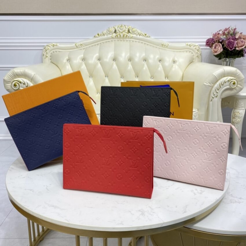 Replica Louis Vuitton Monogram Empreinte Pochette Toilette 26 M45665 M45666