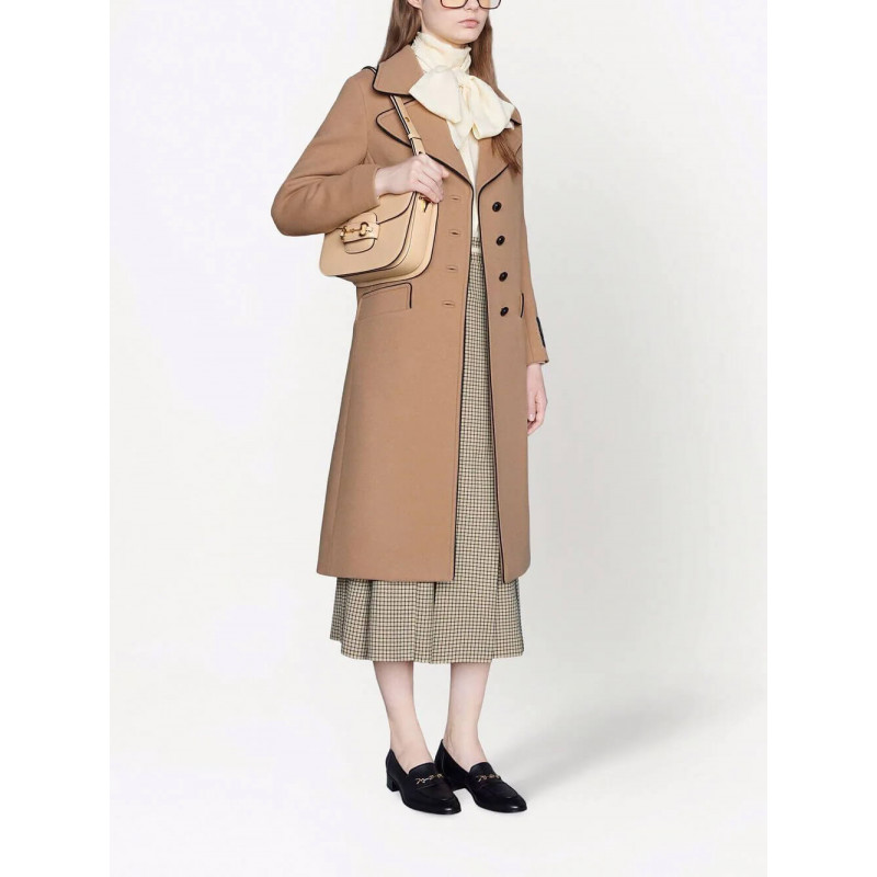 Replica Gucci 1955 Horsebit Leather Shoulder Bag 602204