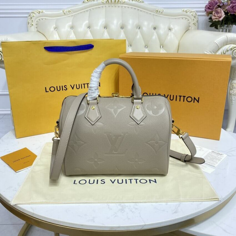 Replica Louis Vuitton Monogram Empreinte Speedy Bandouliere 25 M59273
