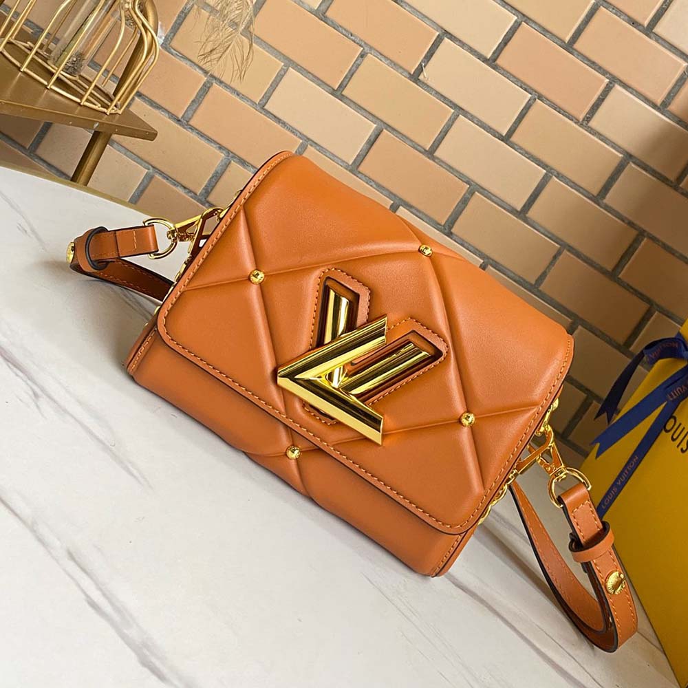 Replica Louis Vuitton Twist Pm- Black/Brown/White