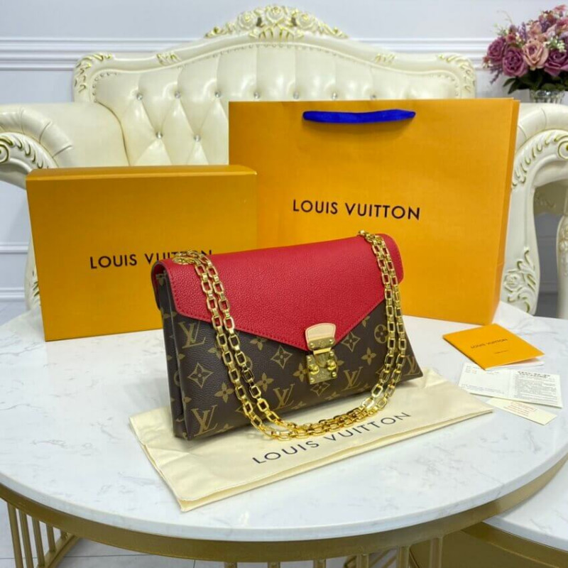 Replica Louis Vuitton Monogram Canvas Pallas Chain M41200 M41201 M41203