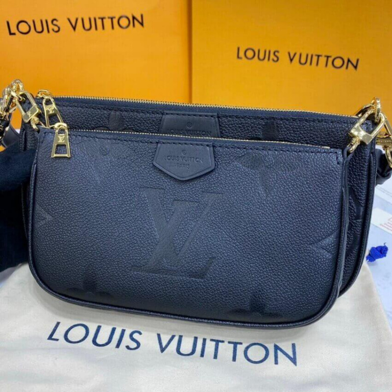 Replica Louis Vuitton Monogram Empreinte Multi Pochette Accessoires M80447 M80399