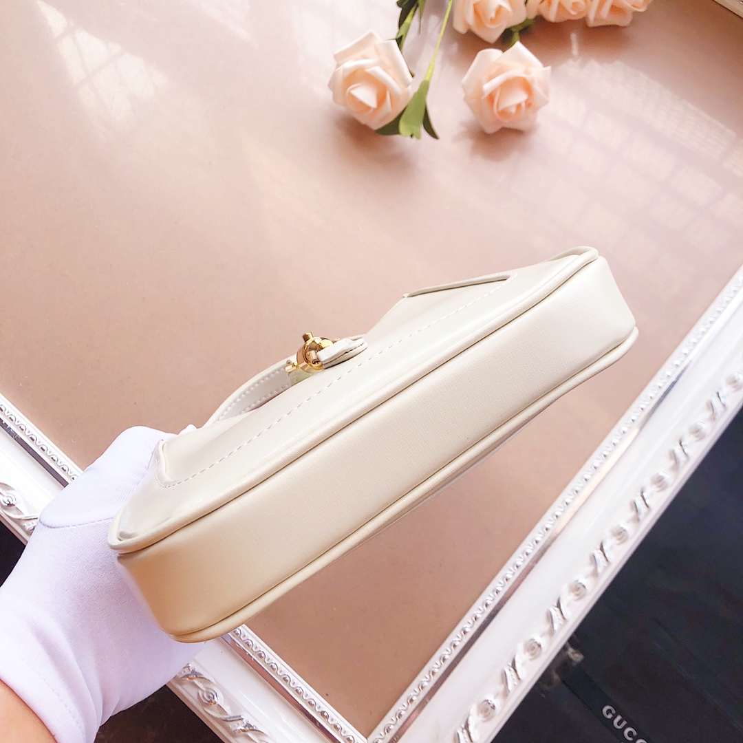 Replica Gucci Jackie 1961 Mini Shoulder Bag 637092 Black/White/Red