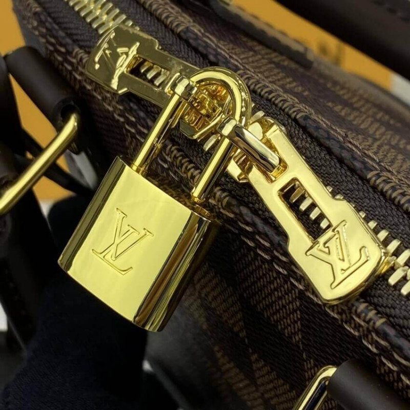 Replica Louis Vuitton Damier Ebene Canvas Alma Bb N41221