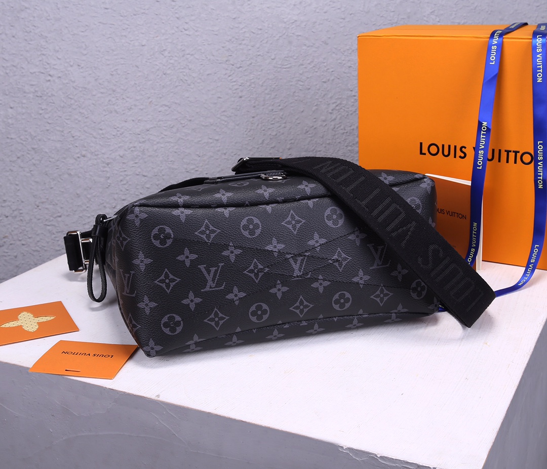 Replica Louis Vuitton Besace Zippee Black/Yellow